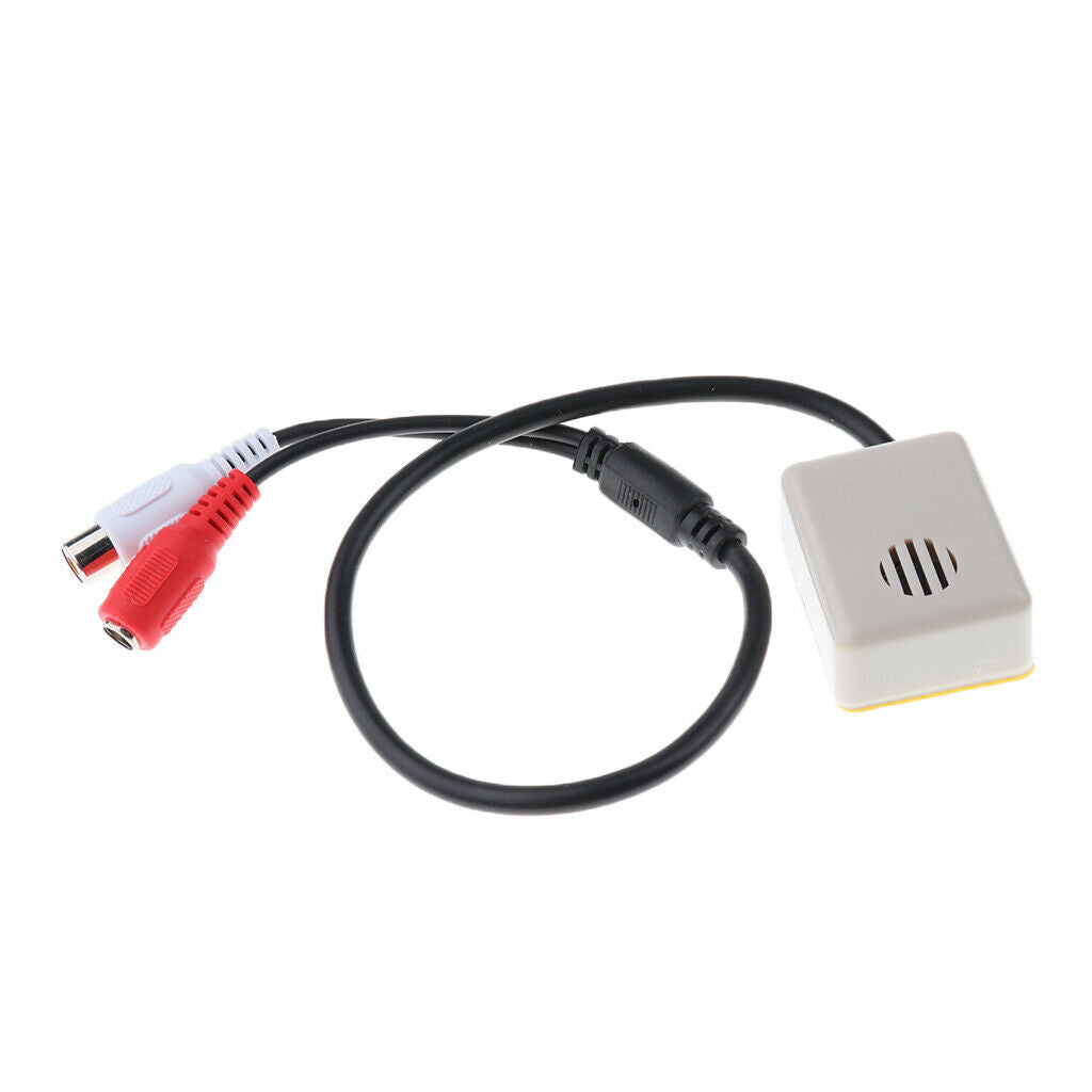 Adjustable Microphone Audio/Sound Monitor With RCA 3.5mm For  Camera