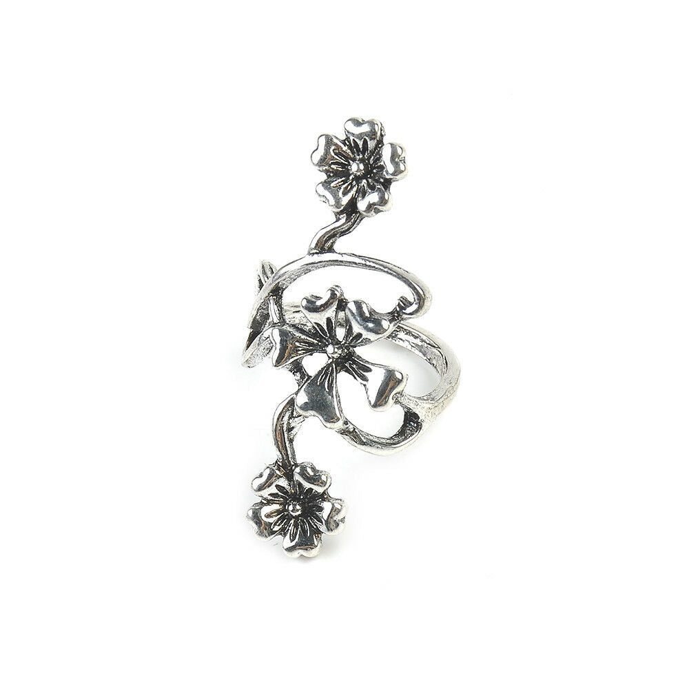 4Pcs/Kit Retro Flower Leaves Midi Finger Knuckle Rings Boho Fashion Jewelry New