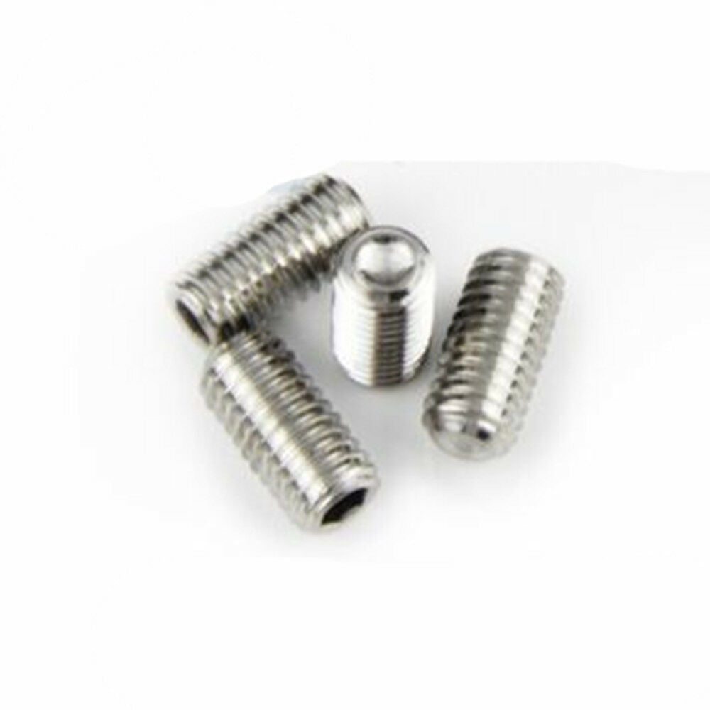 300Pcs a Set M3 M4 M5 M6 Mix 304 Stainless Steel Screws Groove End Hex Socket
