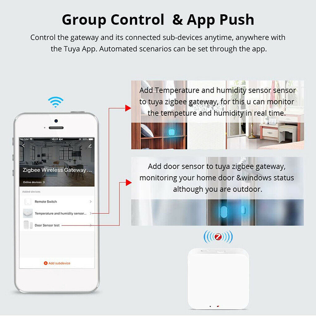 Switch Home Smart Automatic RF Bridge App Control for Alexa Google Home