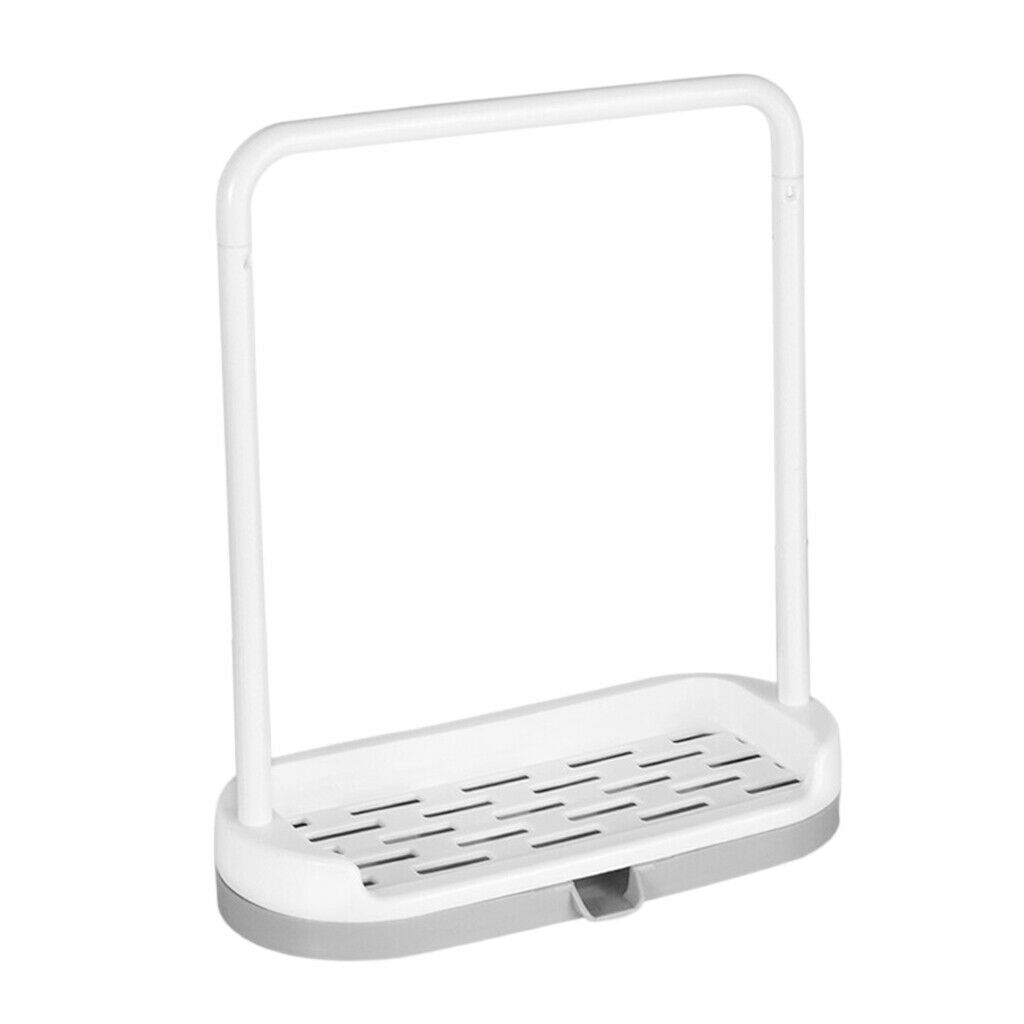 Shower Products Soap Tray Holder Towel Drain Rack Bathroom Tool Gray