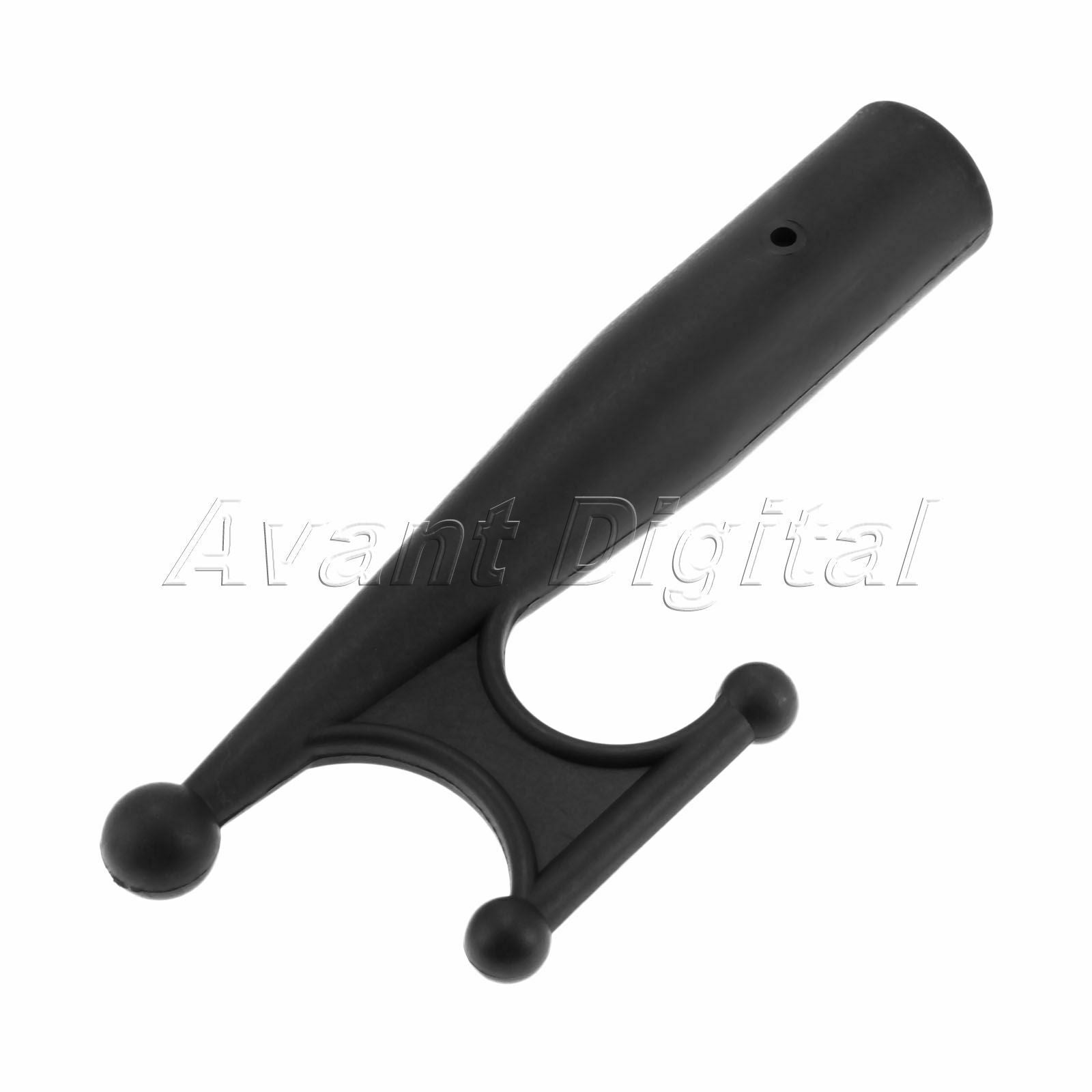 1x Boat Hook Nylon Black Fit For 1" Round Telescopic Poles Tubes Pipes Replace