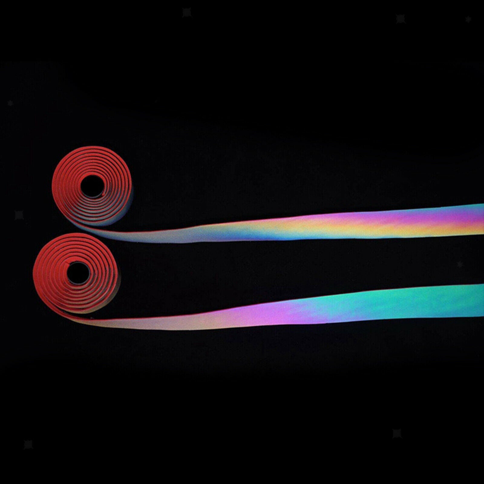 Non-slip Bicycle Handlebar Tape Reflective Road Bike Bar Wrap Pu Leather