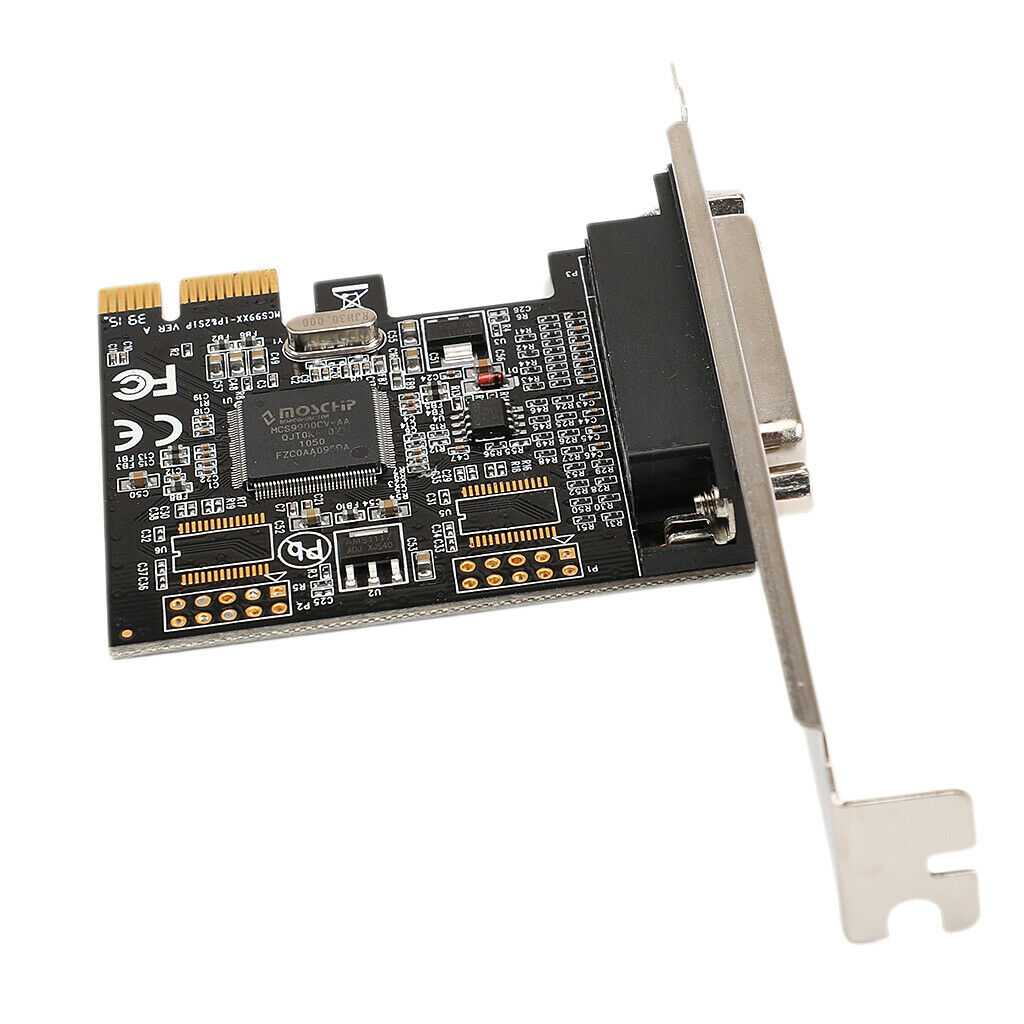 PCI-e Parallel Port Expansion Card PCI Express to DB25 LPT Converter Adapter