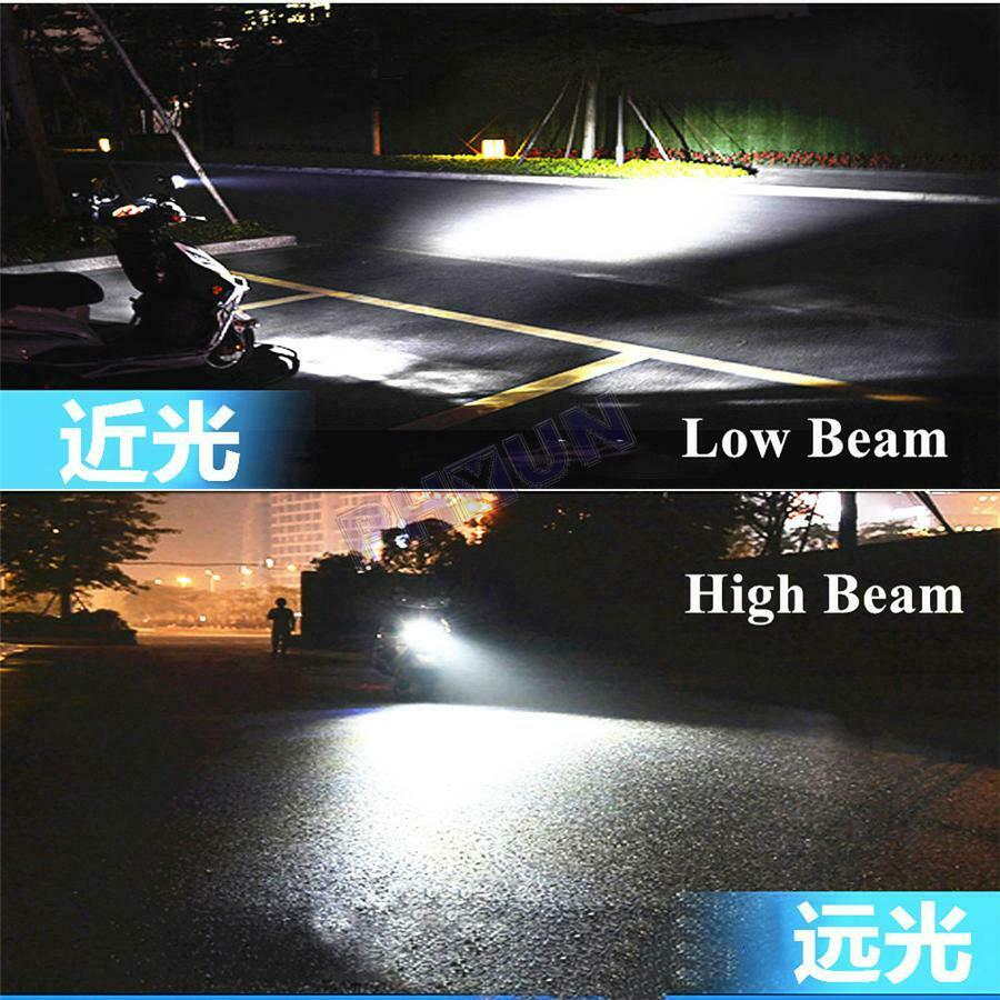 36W LED Motorcycle Headlight Bulb HID Hi/Low Beam H4 9003 HB2 3600LM Universal