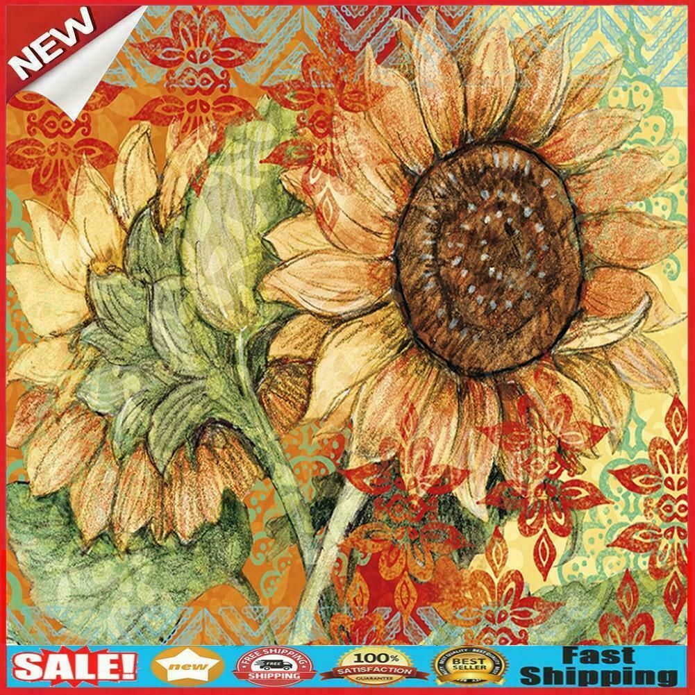 5D DIY Diamond Painting Bright Flower Full Round Drill Embroidery (LG145)  @