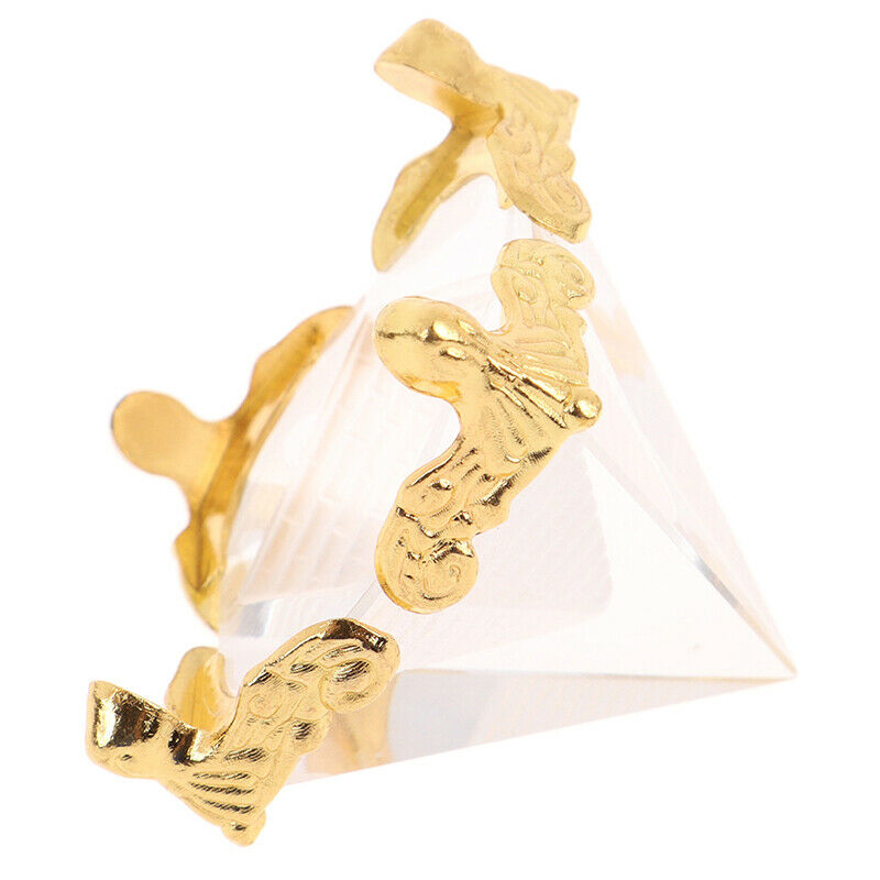 1Pc Feng Shui Egypt Egyptian Crystal Clear Pyramid Ornament Home Decorat DHJCDD