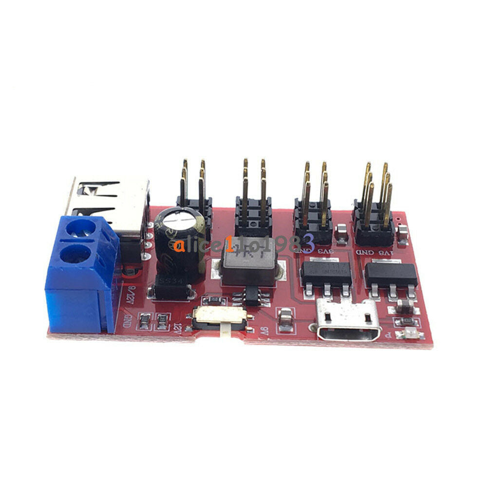 USB Power Breakout DC to DC Power Module Micro USB 5V to 1.8V/3.3V/5V/9V/12V