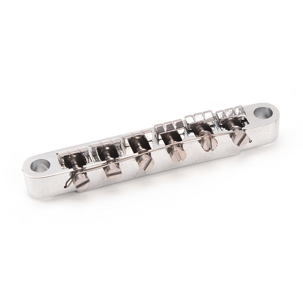 12 String Tune-O-Matic Tailpiece & Bridge Kit Set For Electric Guitar - SilverBD