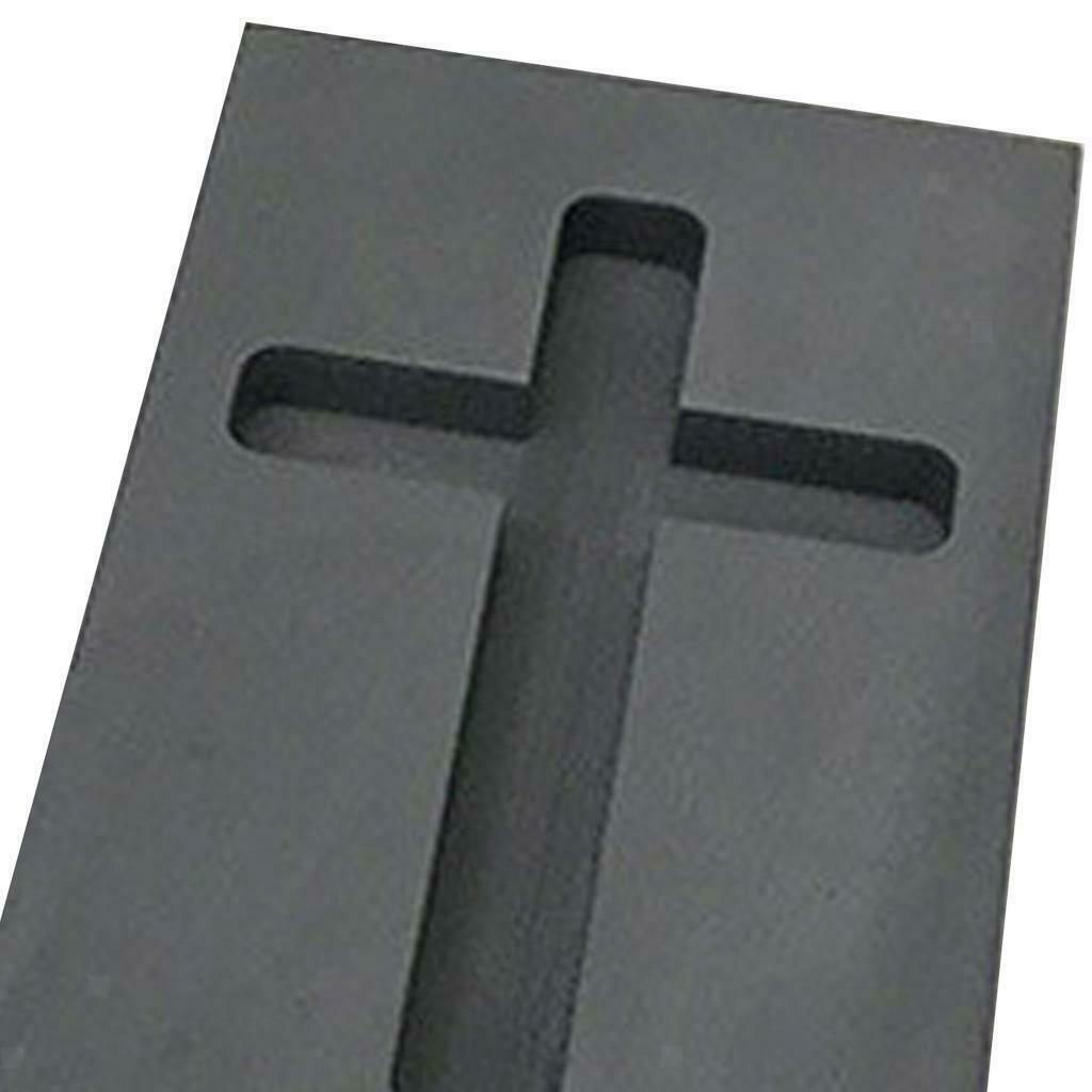 Graphite Mold Multi-Shape DIY Casting Refining Tool Tools 5-6ml Cross