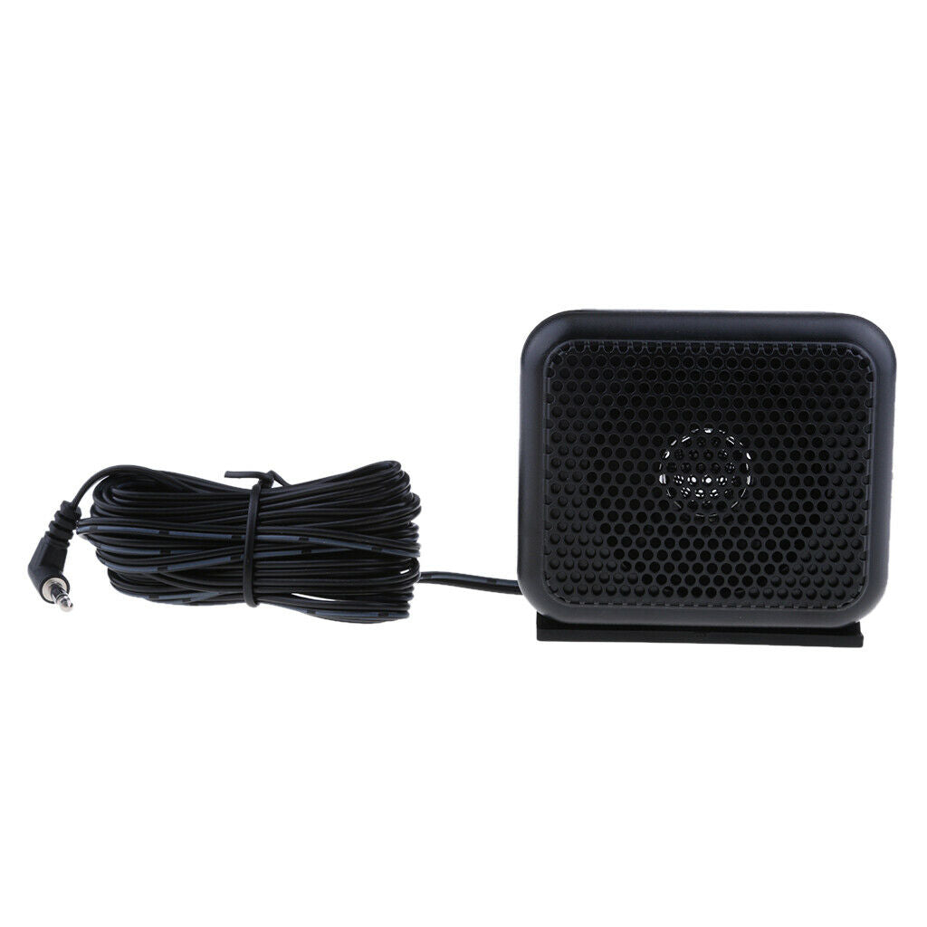 3.5mm Car Radio External Speaker for Yaesu  Kenwood Radios
