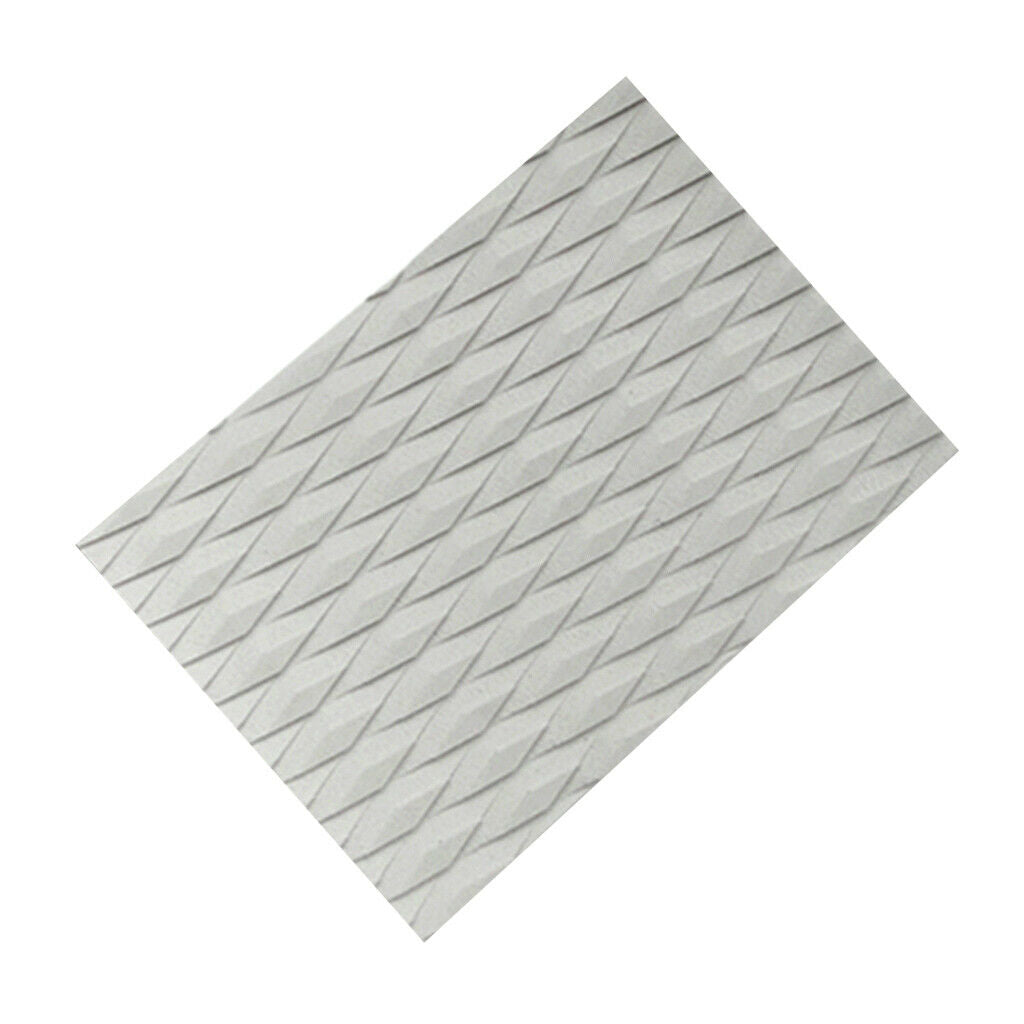 Durable Surfboard Traction Pad Full Deck Grip Kiteboard Tail Pad Grey