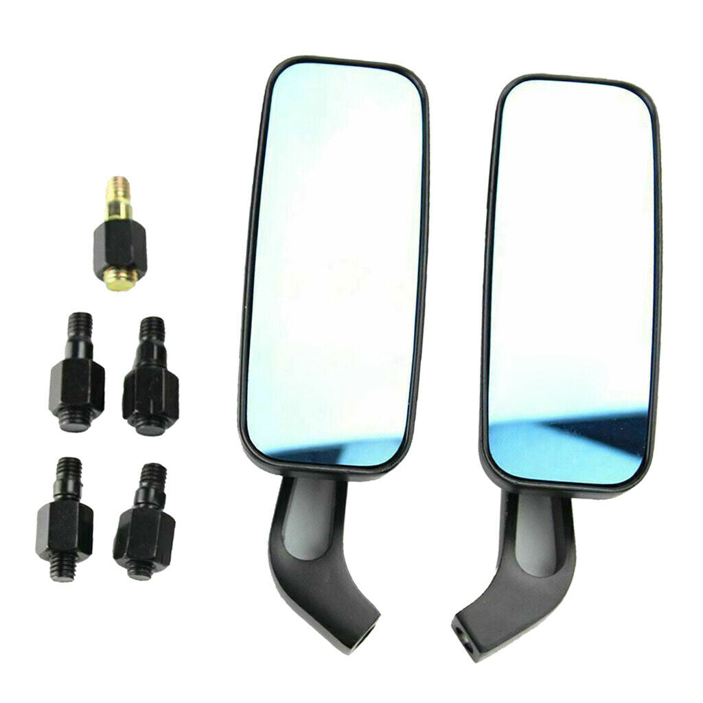Pairs of Universal Motorcycle Rearview Side Mirrors for Sports Bike Choppers