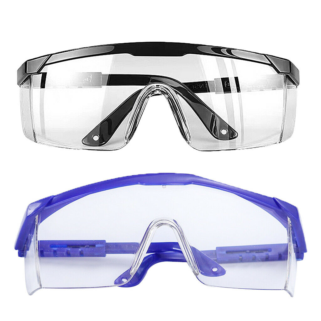 Set of 2 Cycling Goggles Sunglasses Motorcycle Lab Safety Eyewear Eyes Guard
