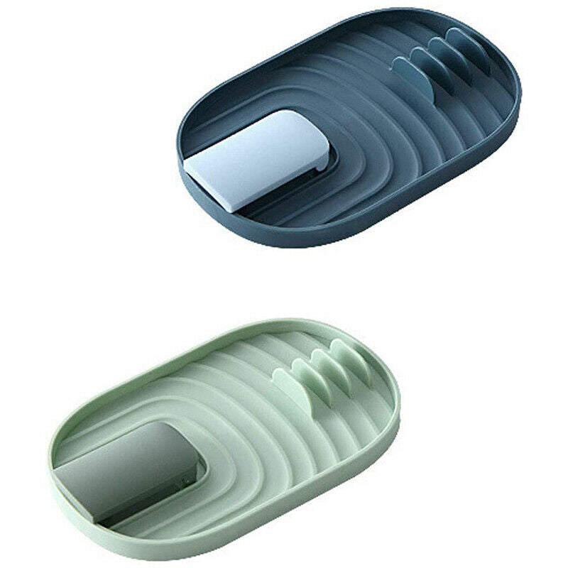 2 PCS Multifunction Spoon Rest and Pot Lid Holder, Foldable Organizer HousehU1A3