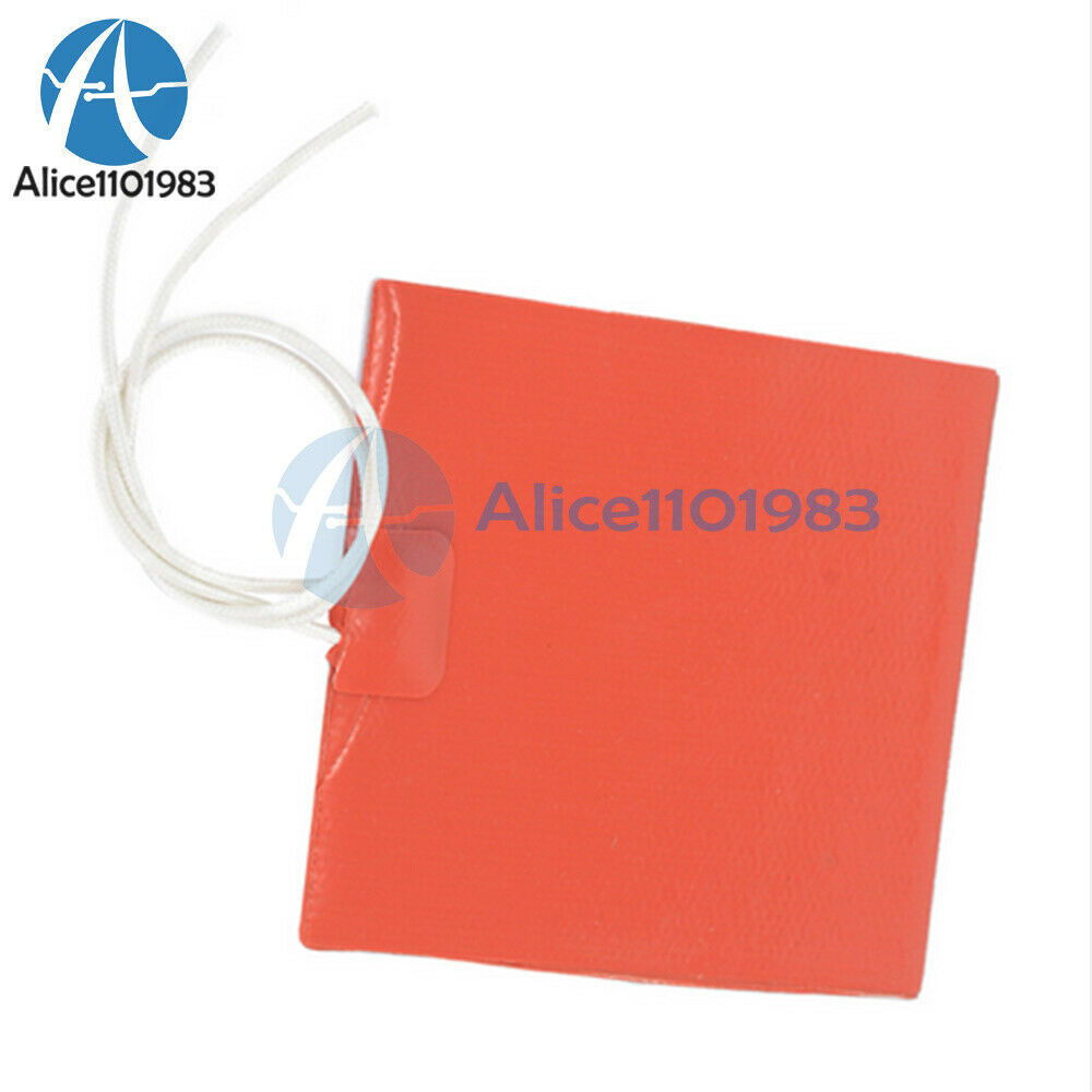 12V 12W Silicone Heating Panel Constant Temperature Heater Plate 100 x 120 mm