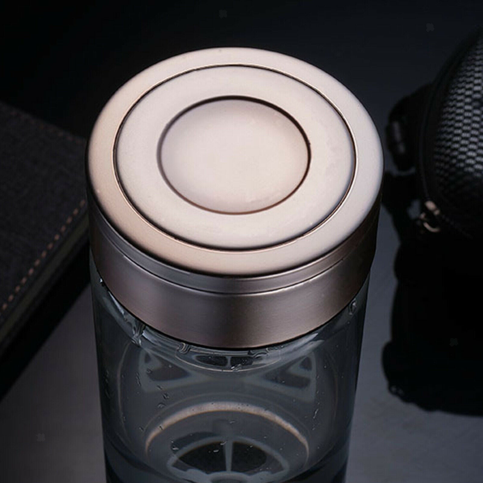 Rechargeable Hydrogen Water Cup Travel Generator Inhaler Adapter 400ml