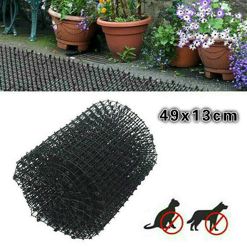 3 Cat Scat Mat Spike Pest Deterrent Wall Protect Repellent Animal Scarer 49x13cm