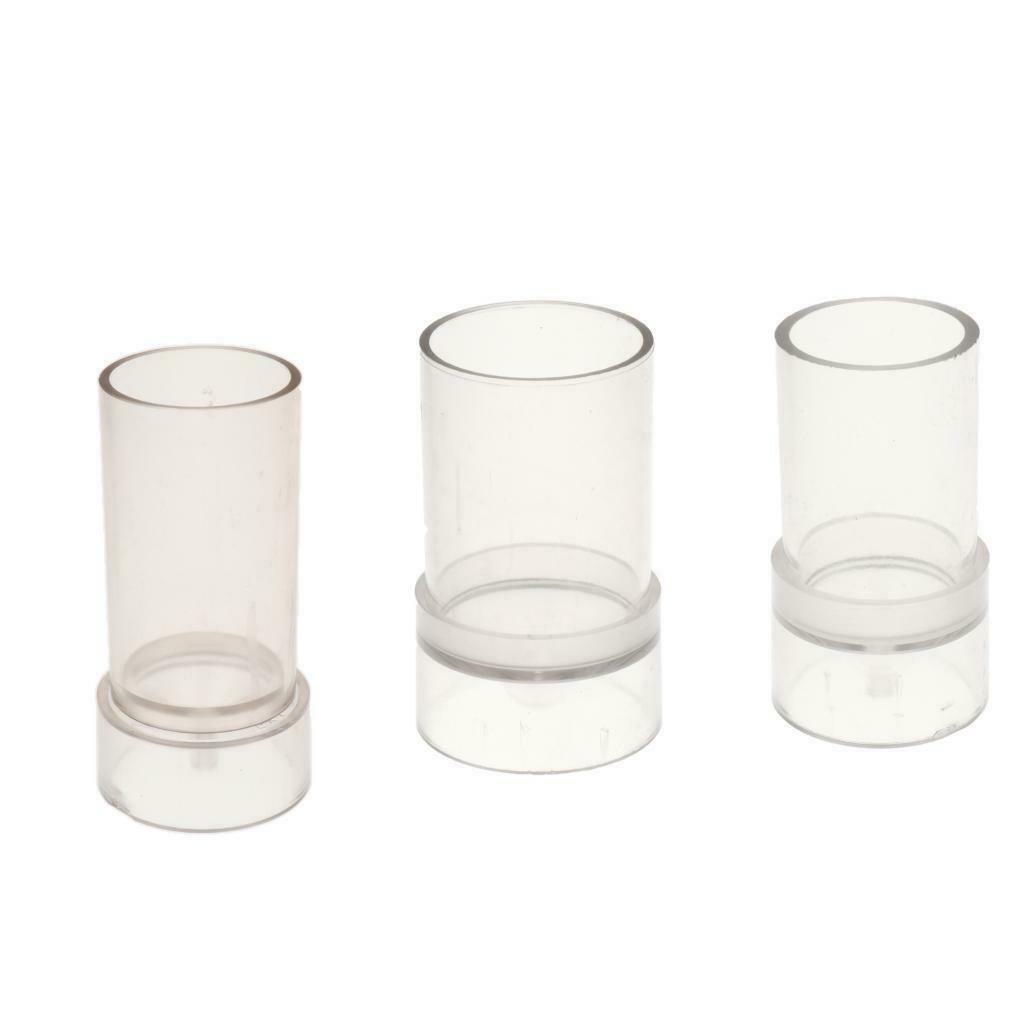 3 Piece Mixed Size Round Plastic Soap Candle Molds Column Soap Making Supplies