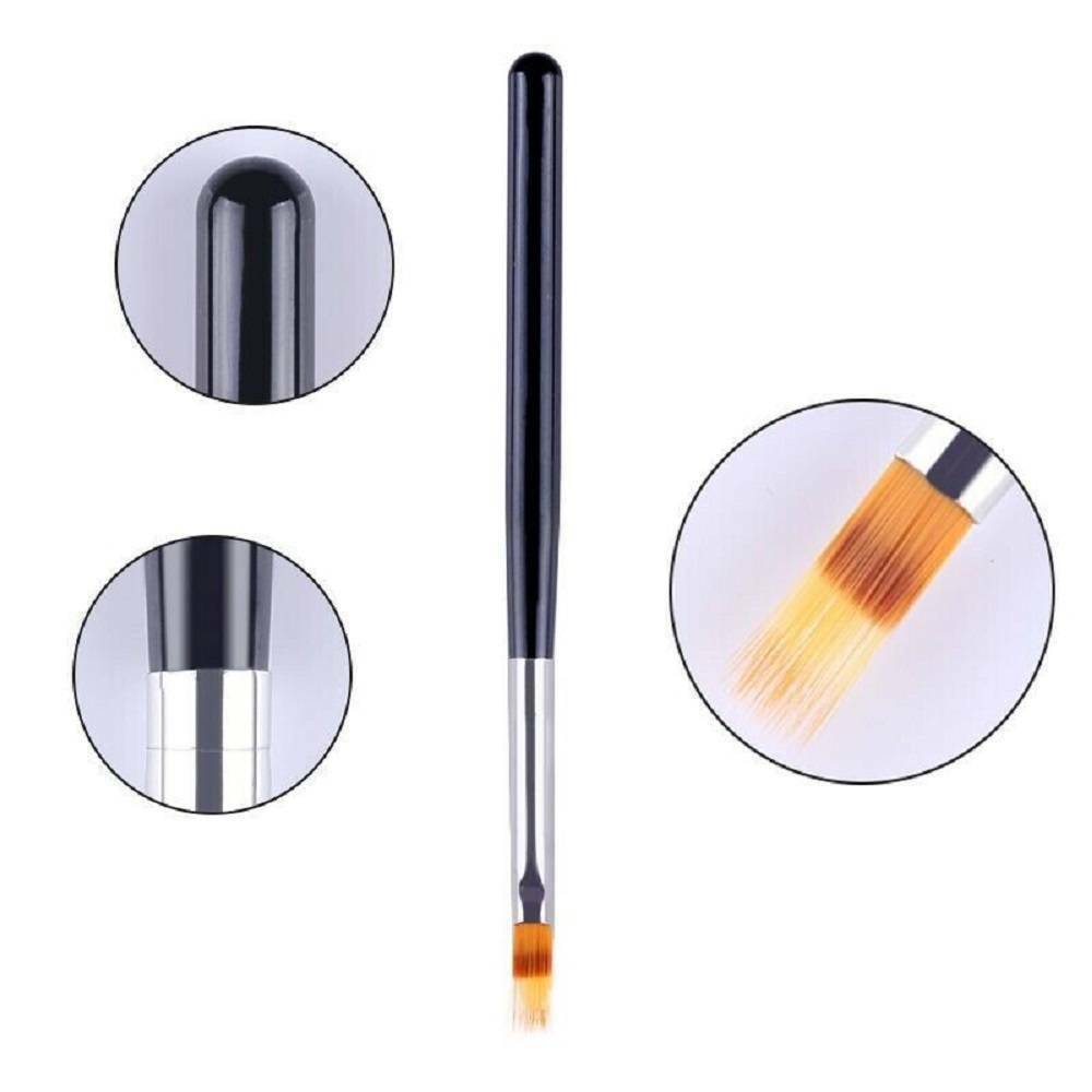1x Nail Brush Gradient Ombre Painting Drawing UV Gel Pen Manicure Nail Art Brush