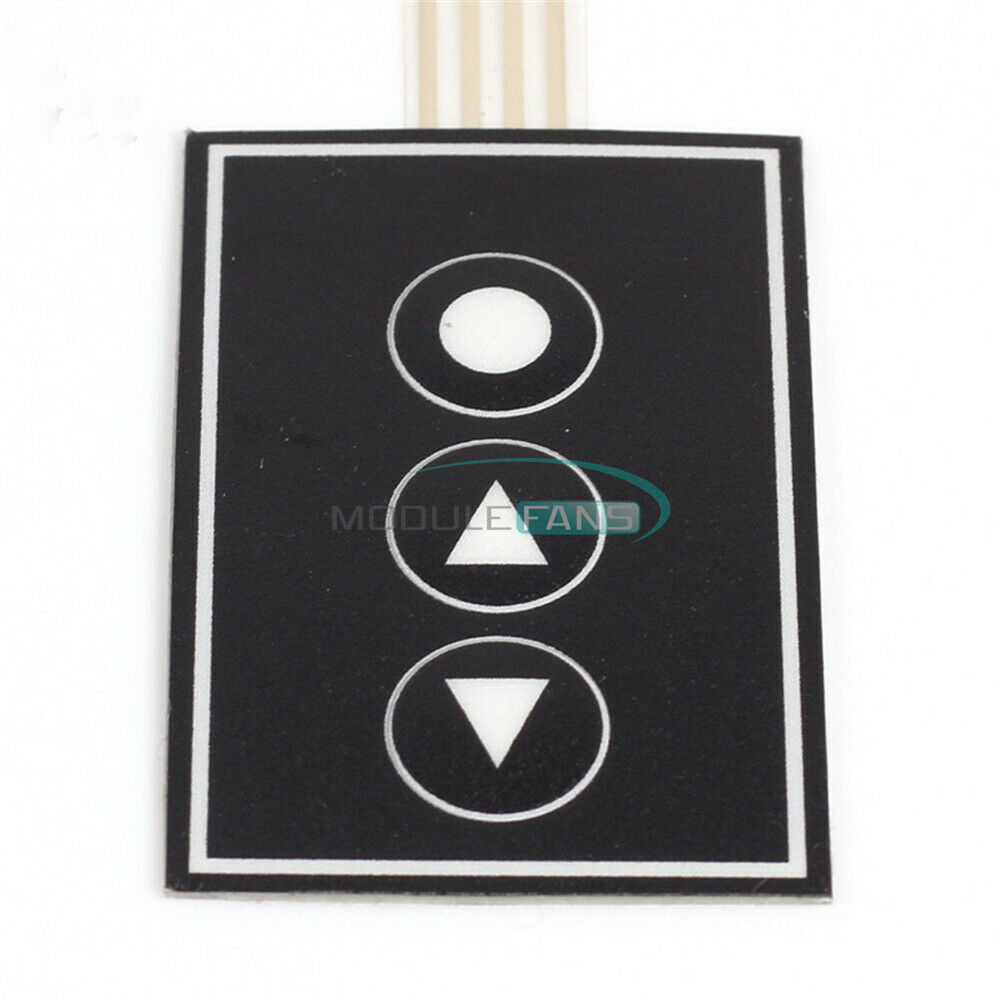 3Key 1x3 Matrix Array 3Key 1*3 Keys Membrane Switch Keypad Keyboard 36X55mm