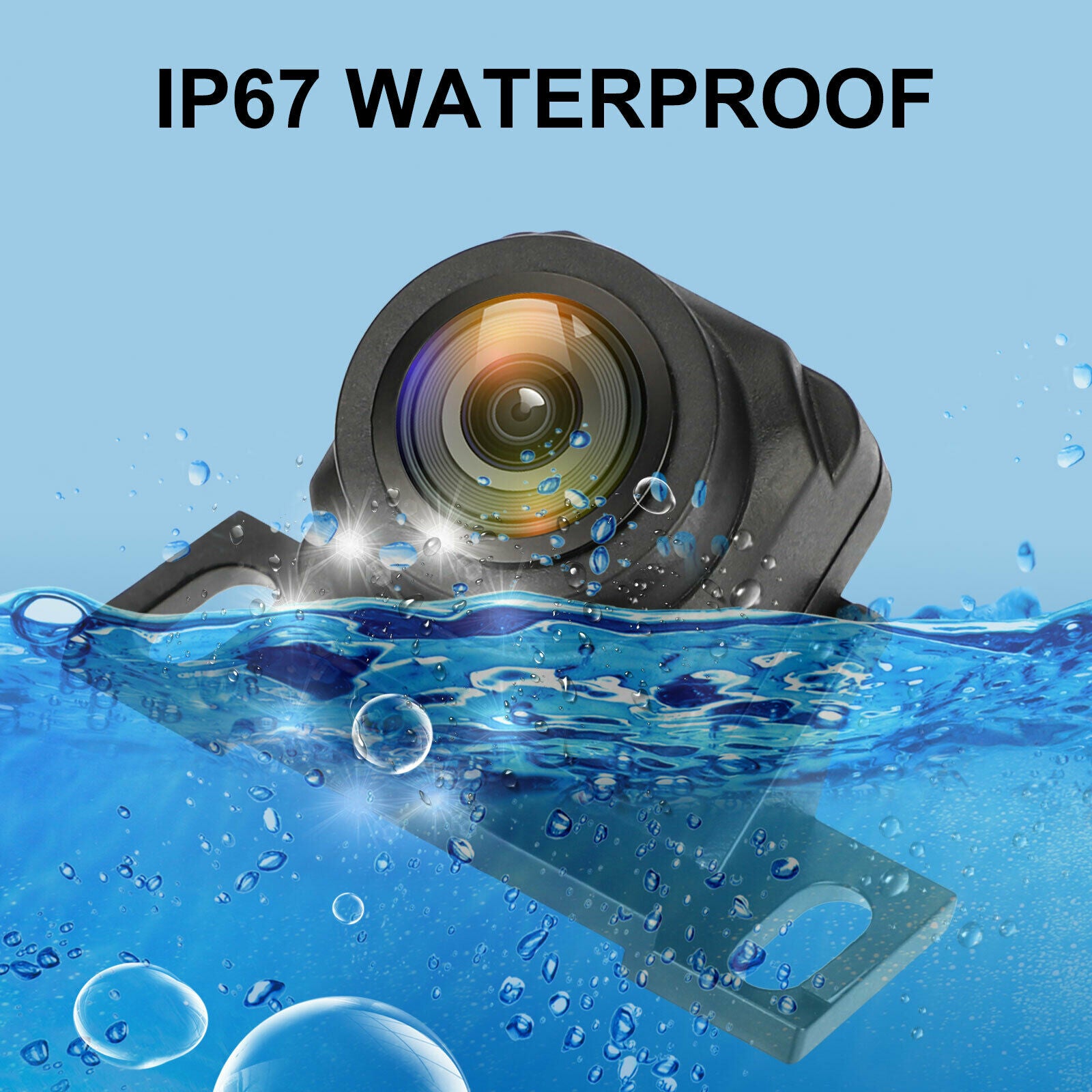 170° CMOS HD Car Front/Side/Rear View Reverse Backup Night Vision Parking Camera
