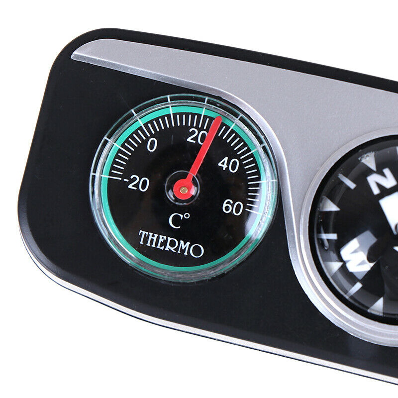 3 in 1 Guide Ball Compass Thermometer Hygrometer For Auto Boat VehiclesJ ouJ Tt