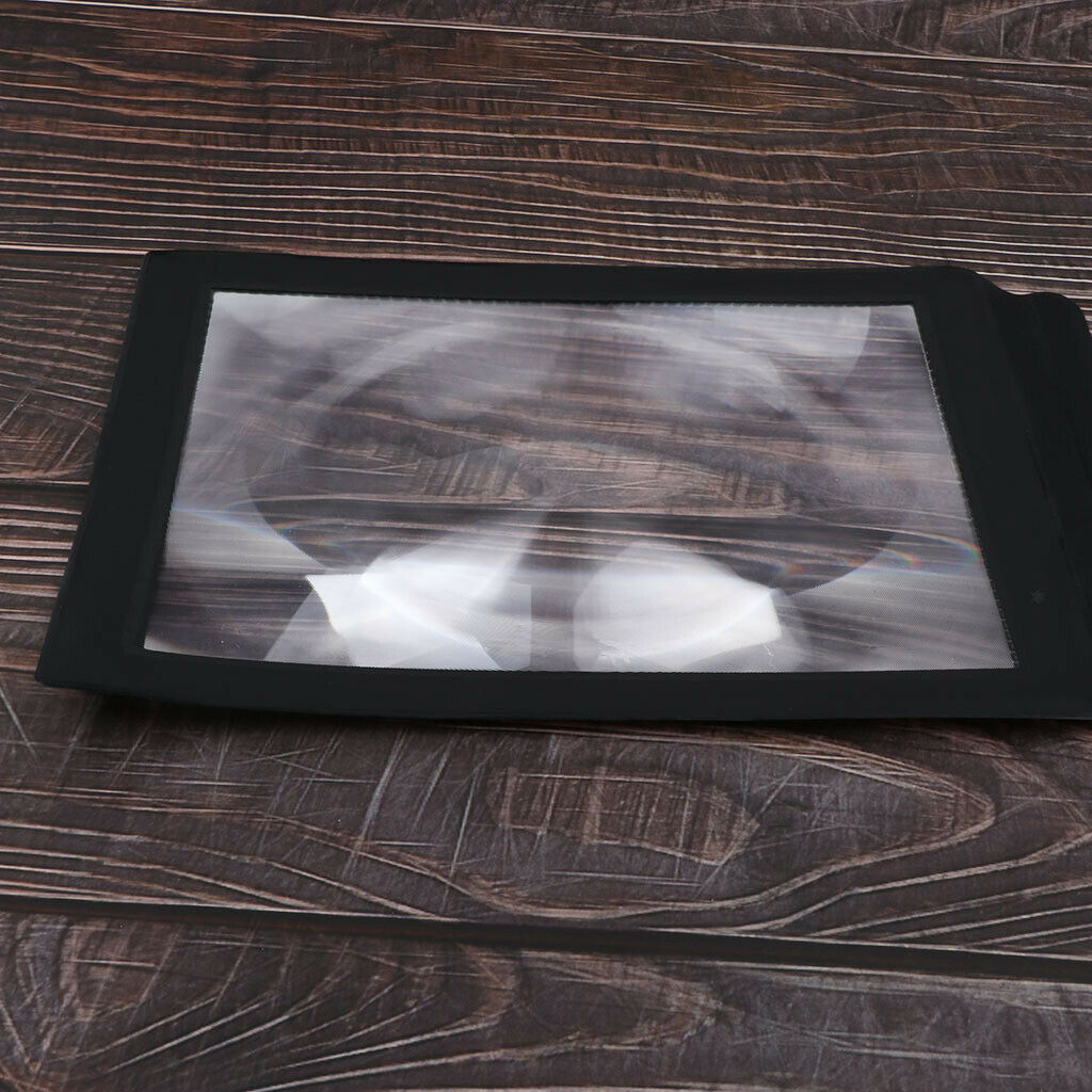 Triple Reading Magnifier Full Page Enlargement, Easy to Read. Magnification: 3