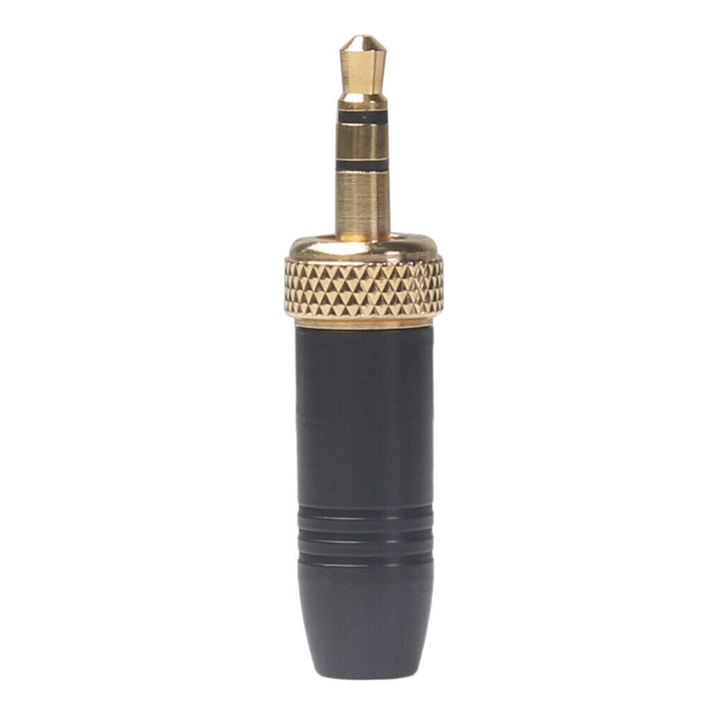 3.5mm Stereo Welded Male Plug for Collar-clip wireless microphone