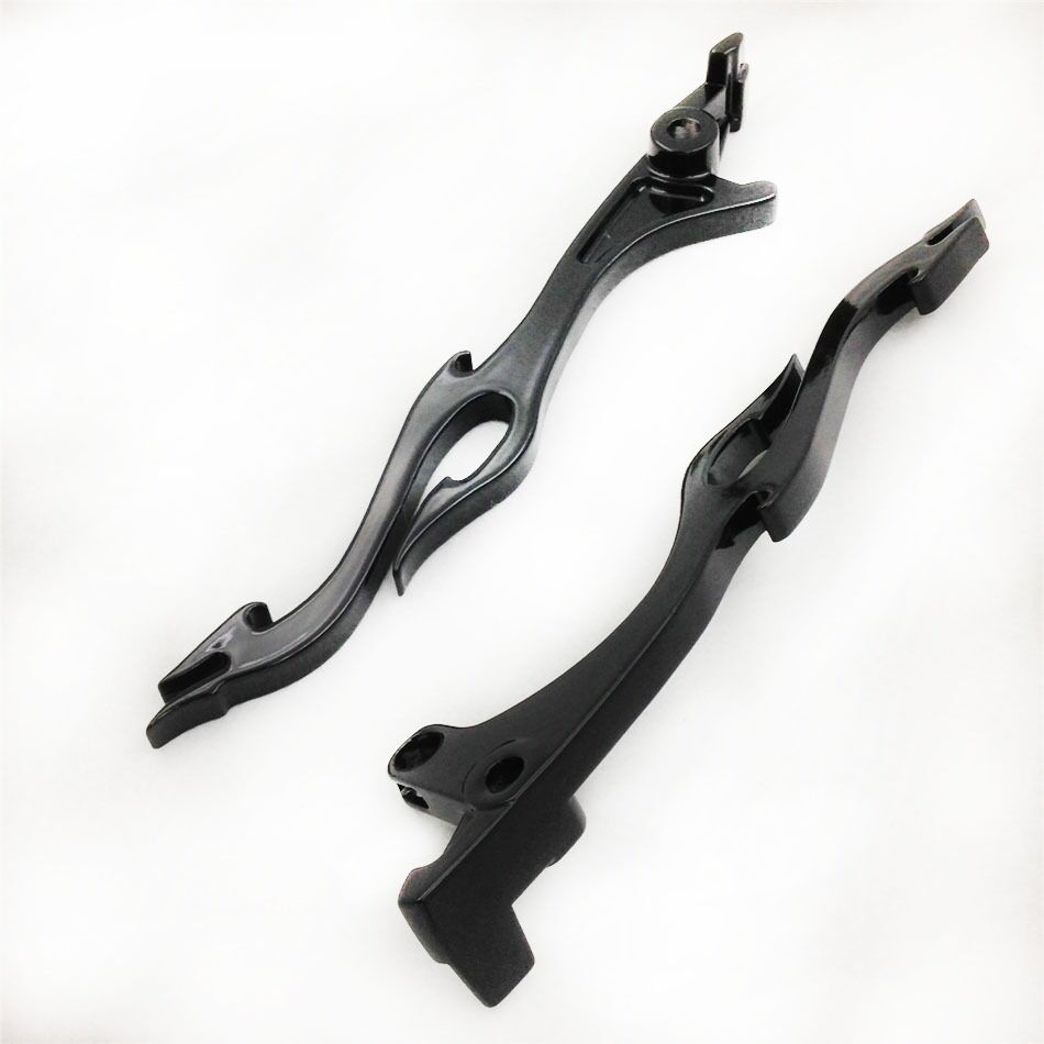 X.Black Brake Clutch Flame Hand Levers for Kawasaki Vulcan 1500 1600 2003-2008
