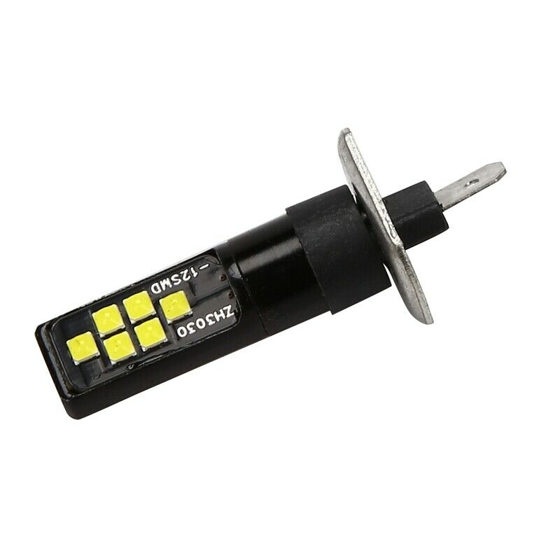 2Pcs H1 Car Led 12V-24V 12Smd Light Bulb 3030 Chipset,W5W Bulb194 Led Bulb ForU8
