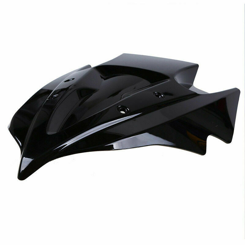 Black Motorcycle Windshield Windscreen ABS Fit for Kawasaki Z750/Z750R 2013-15