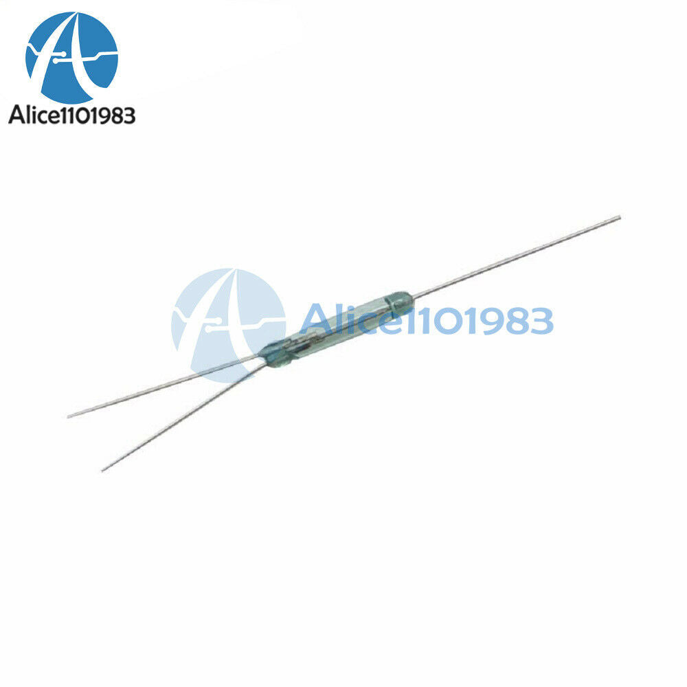 100PCS 2.5*14mm Glass Reed Relay 4W 3 Pin Magnetic N/O N/C Switch