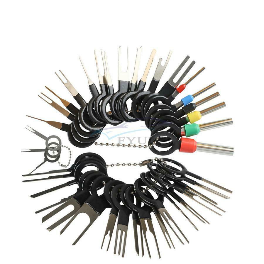 78Pcs Auto Car Electrical Wiring Crimp Connector Pin Terminal Removal Tools Kit