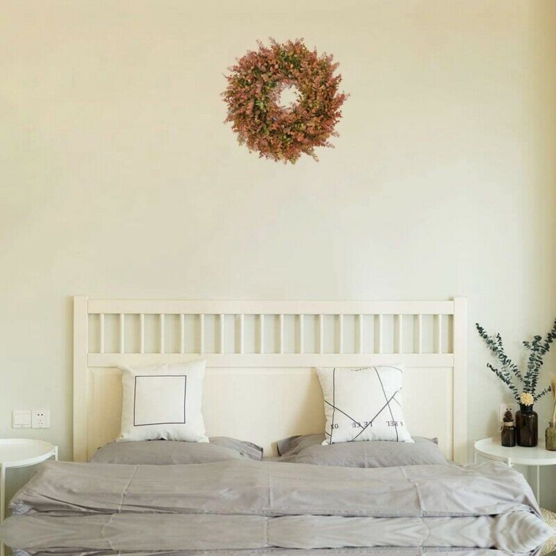 Artificial Eucalyptus Door Wreath for Front Door Indoor Window Wall Wedding J9Q2