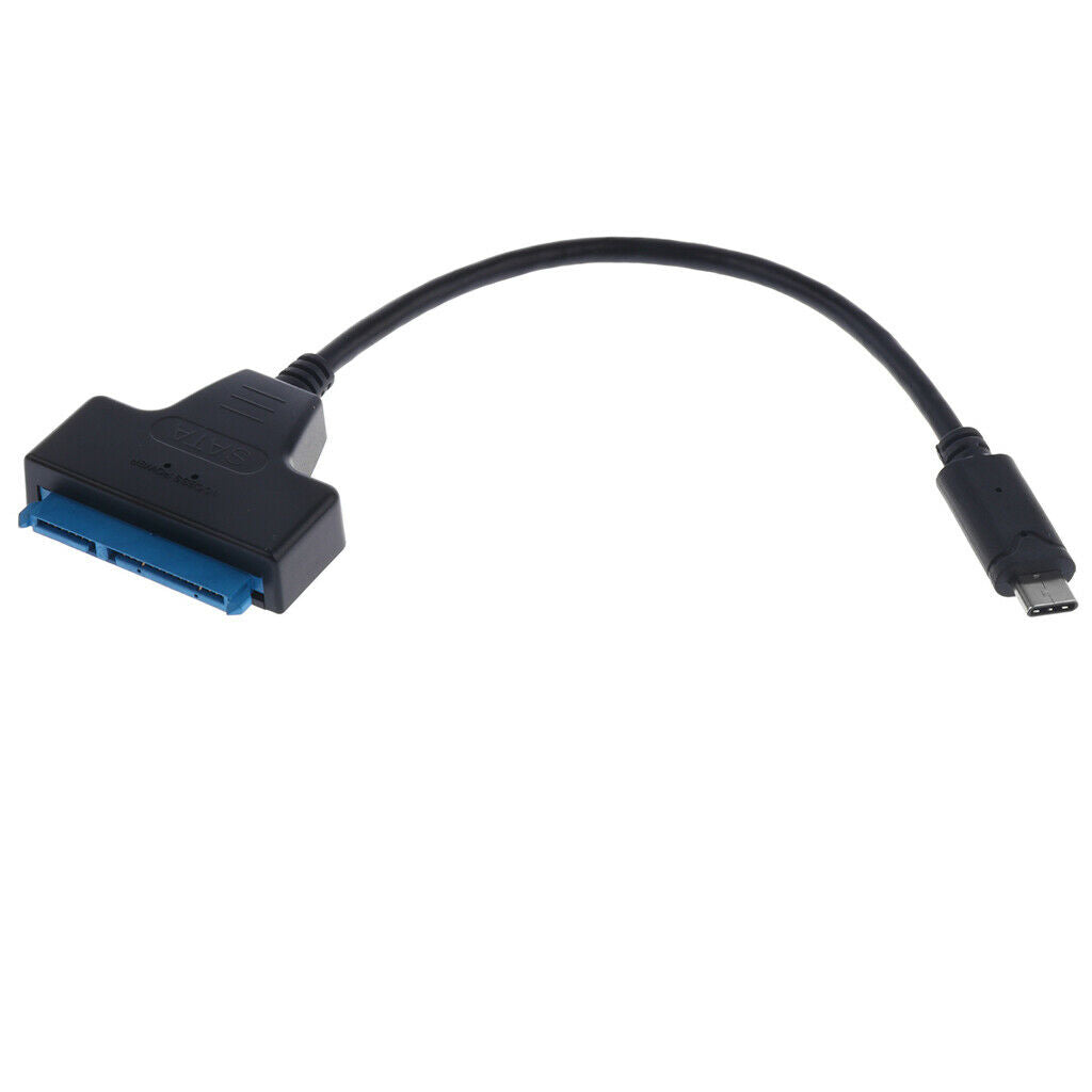 USB 3.1 Type C to SATA 22Pin (7 Pin+15 Pin) Converter Cable for 2.5" HDD