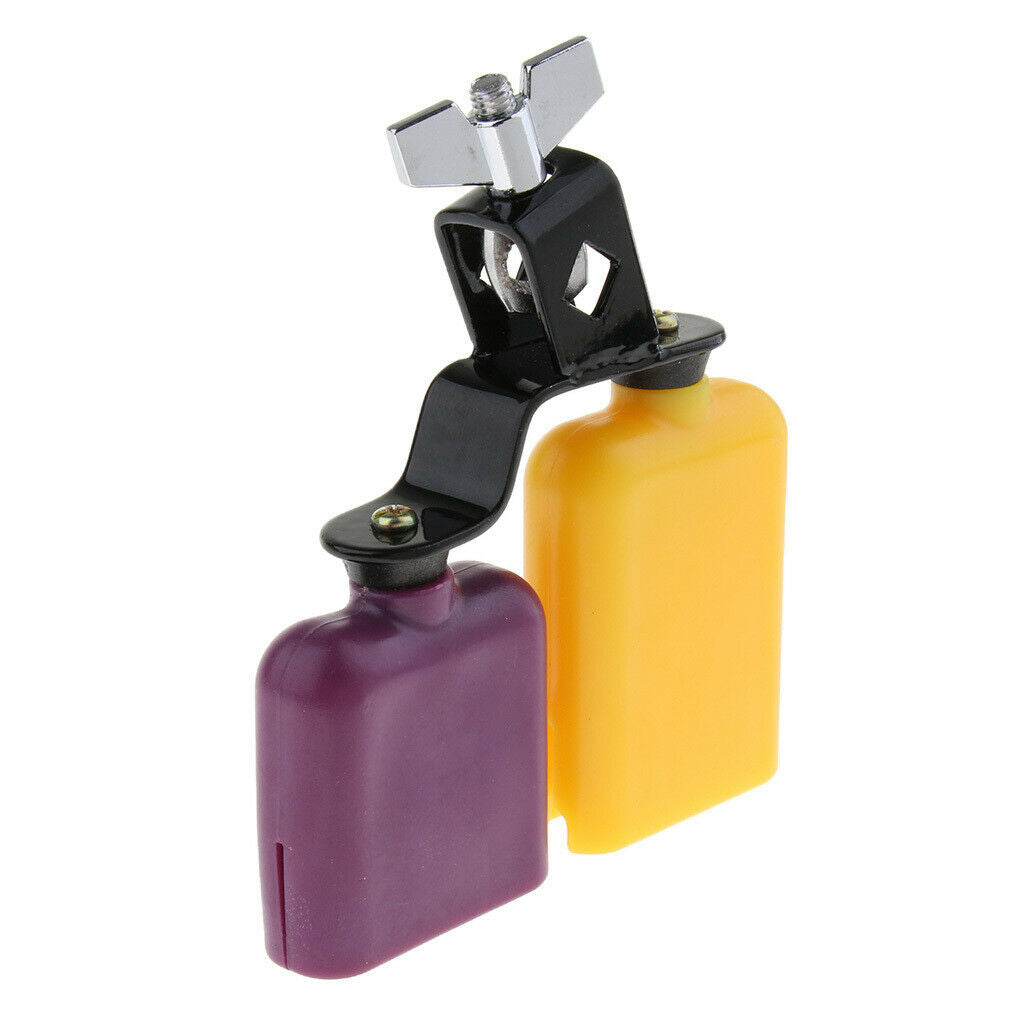 Plastic Cowbell Cow Bell Mountable Drum Kit Musical Percussion Accessory