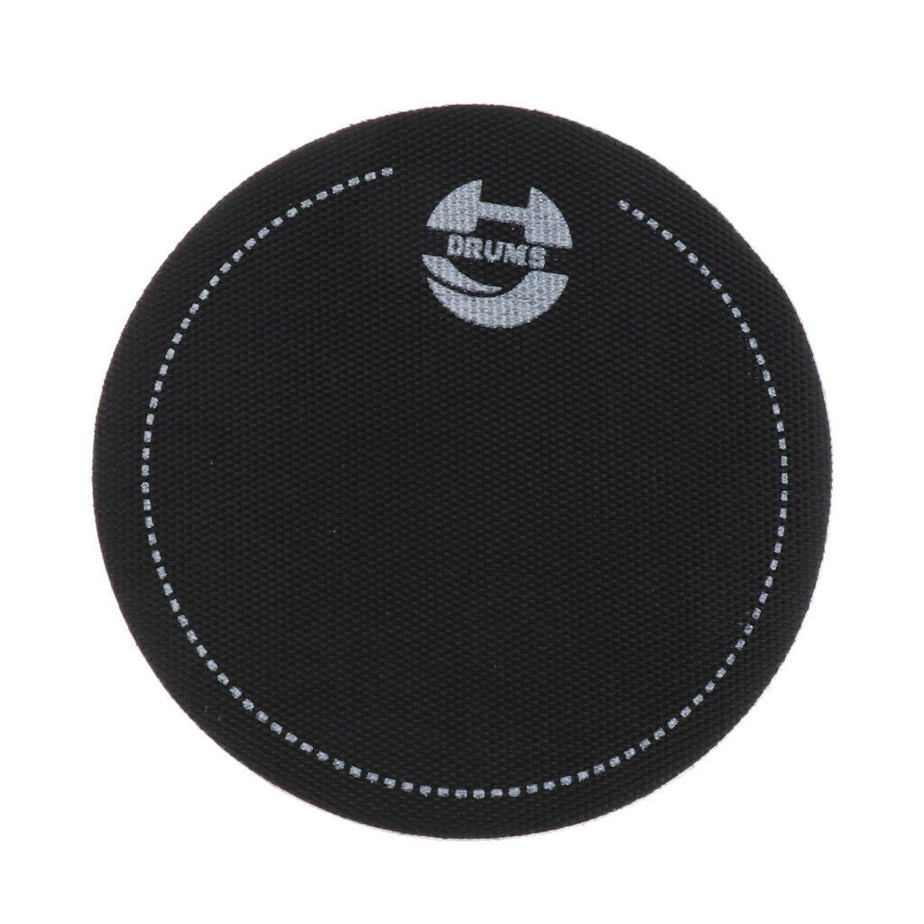 Black 65mm Bass Drum Patch Drumhead Kick Pad Instrument 420 PETG