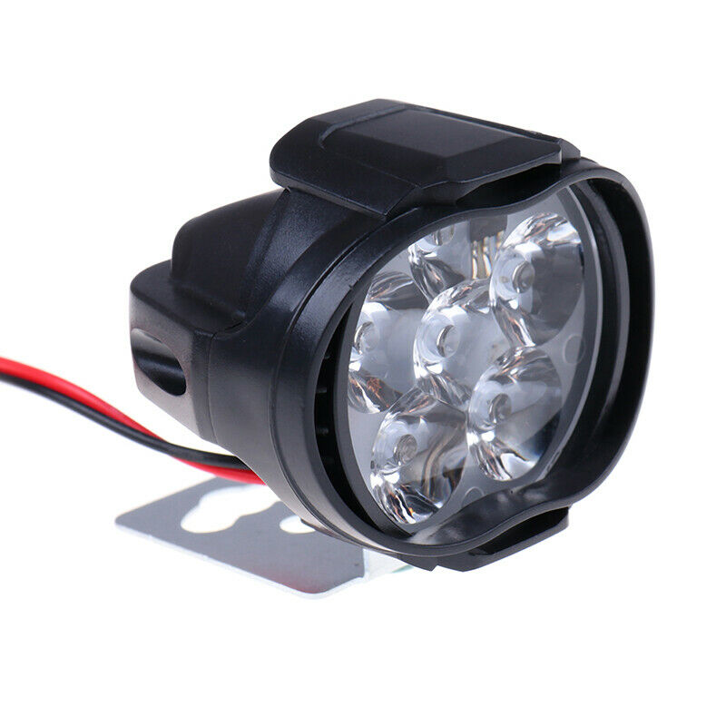 1Pc 6-LED White Motorcycle Headlight Spot Light DRL Driving Fog Waterproo.l8
