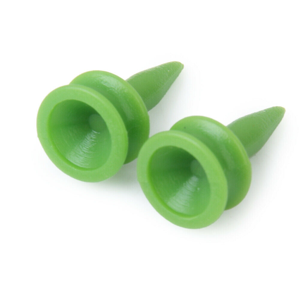 Prettyia   Pack   of   100   Plastic   Green   Castle   Golf   Tees   23mm