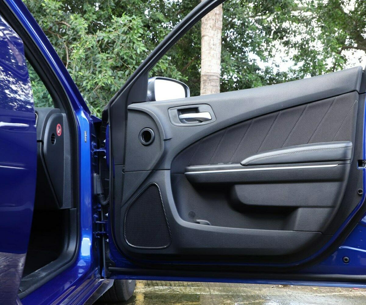 Carbon Fiber Door Speaker Decor Ring Cover Trim For Charger  2011+ P