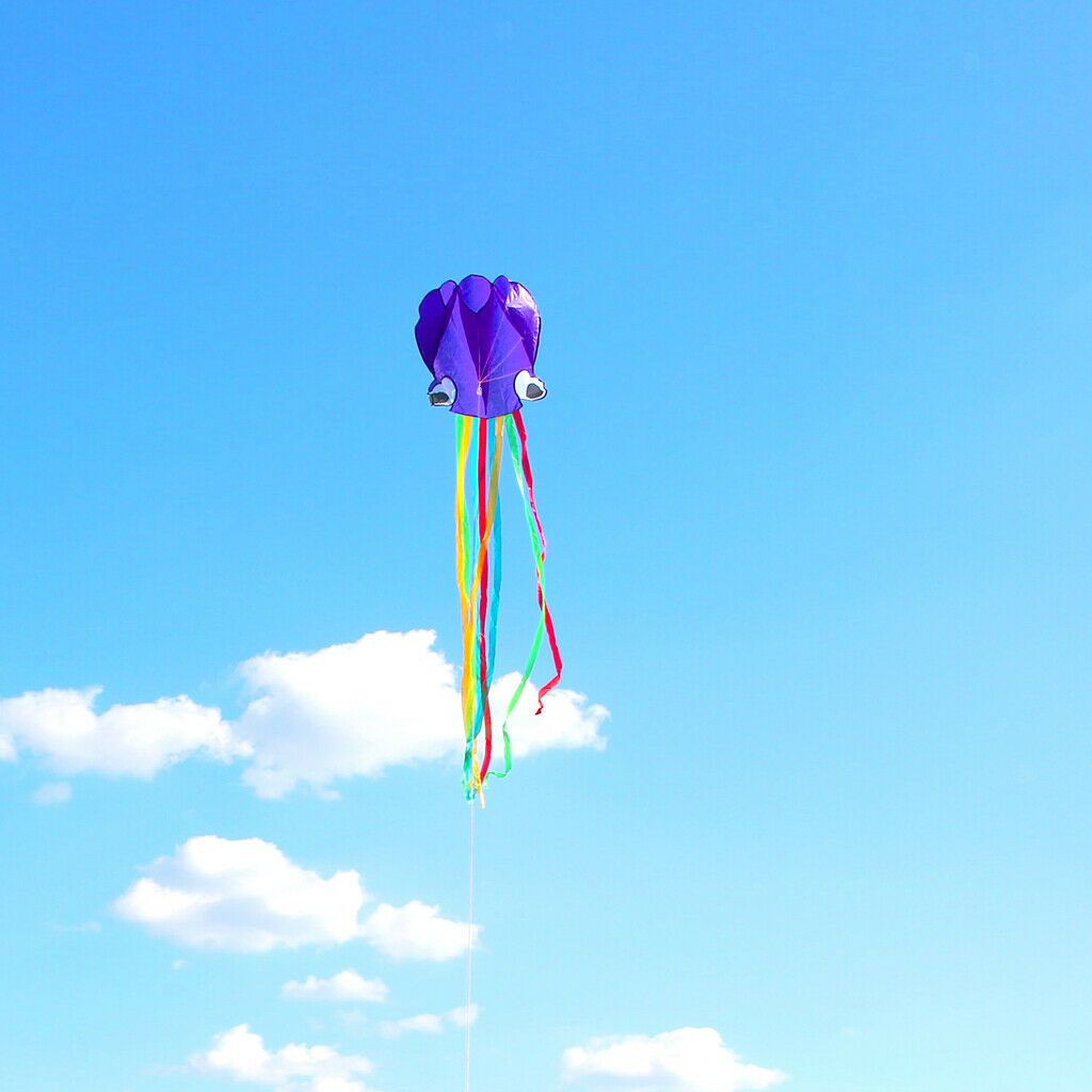 3 Pieces Software Octopus Flying Kite for Kids Sports Activity Toys Gift