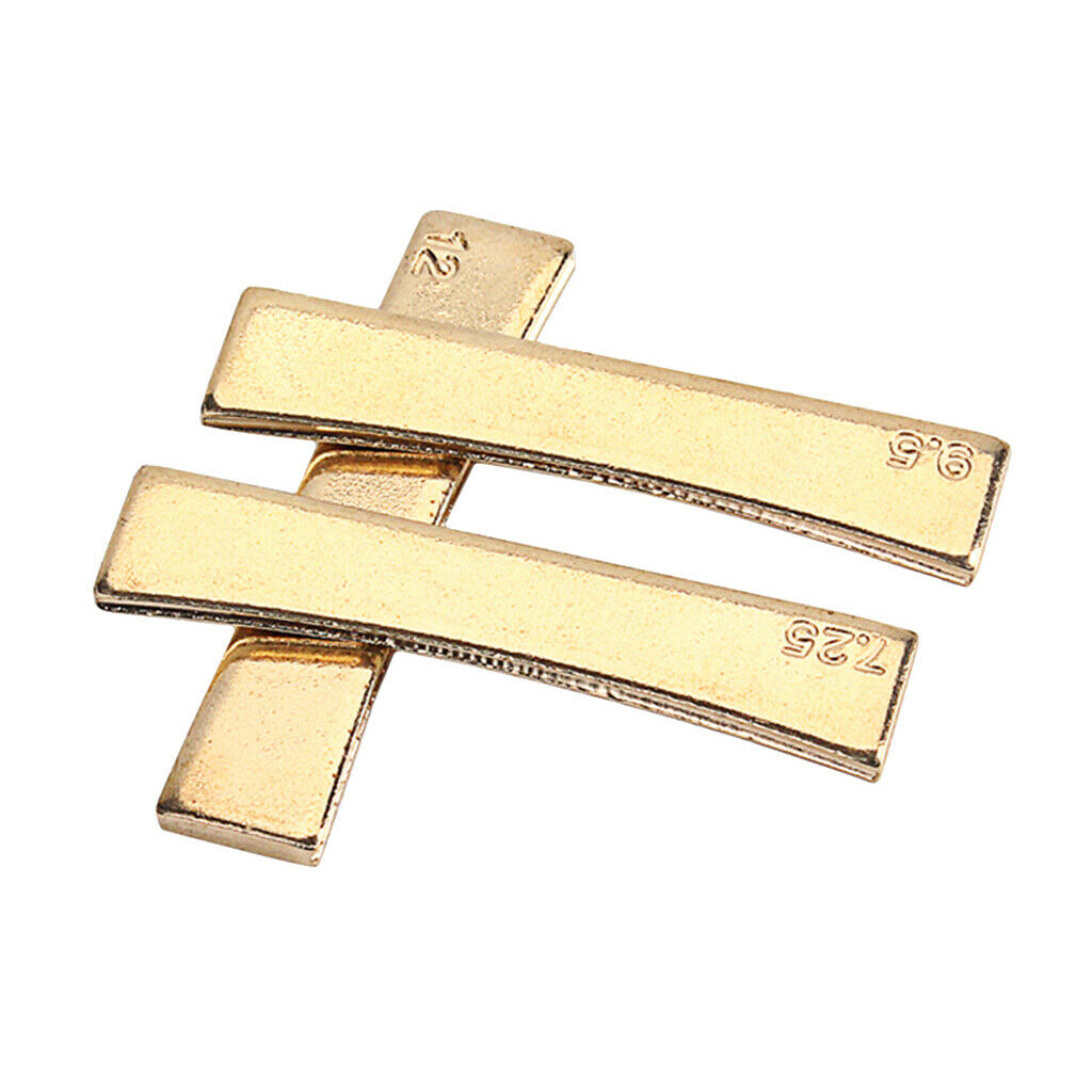 3Pcs Electric Guitar Repair Tool Metal Fretboard Press Caul Inserts Golden