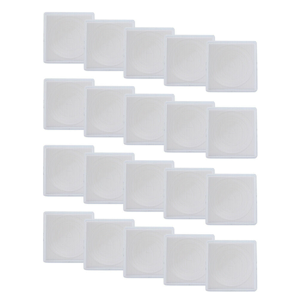 Plastic Clear Capsule Box Collection Holder Case Storage For 20 40mm
