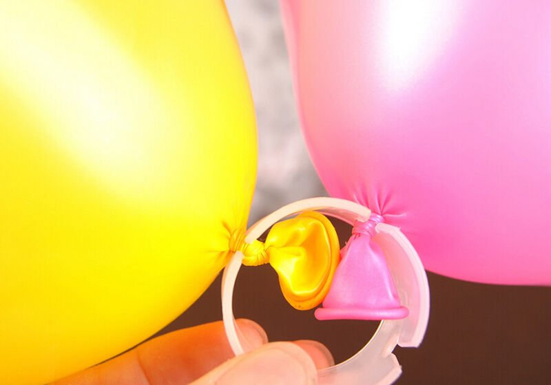 50X Decorative Helium Balloons Arch Buckle Ring Clips DIY Kit Wedding Birth m XC
