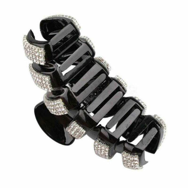 Fashion Women Girls Rhinestone Crystal Large Hair Claw Clip Clamp Hair Accessory
