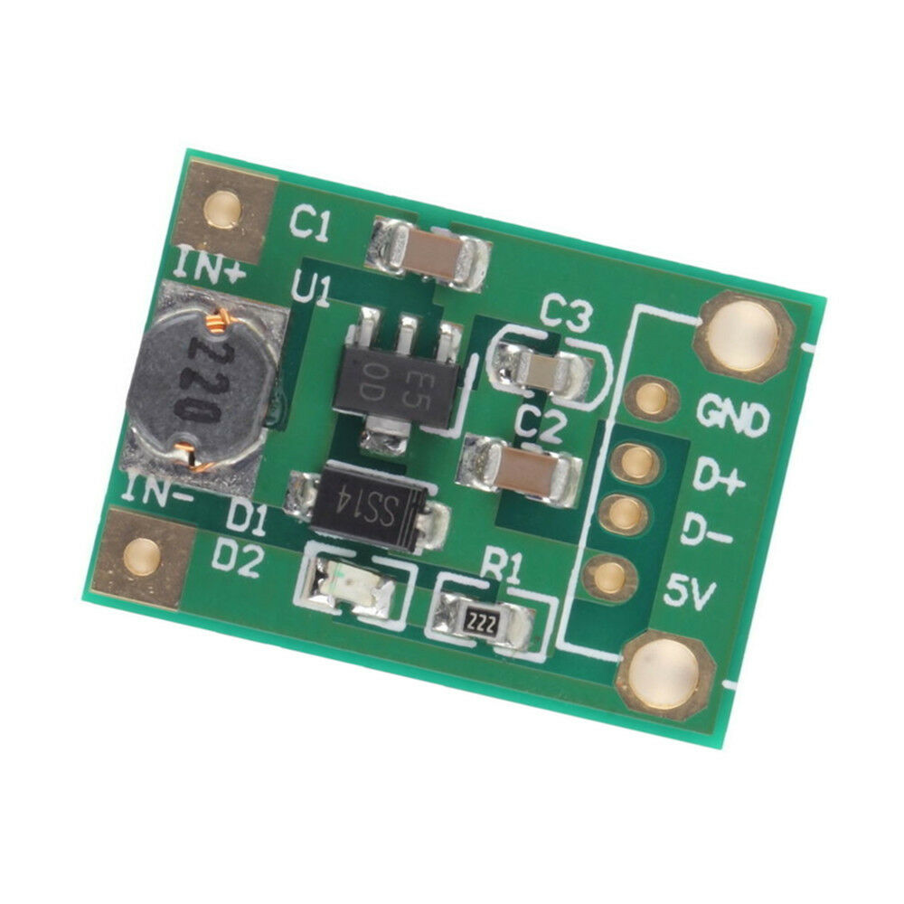 DC-DC Boost Converter Step Up Module 1-5V to 5V 500mA 600mA Max for Arduino