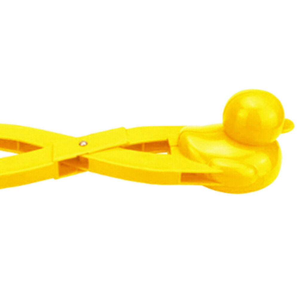 Snow Mold Snowball Maker Clip Snow Toys Tool Winter Outdoor Sport Yellow