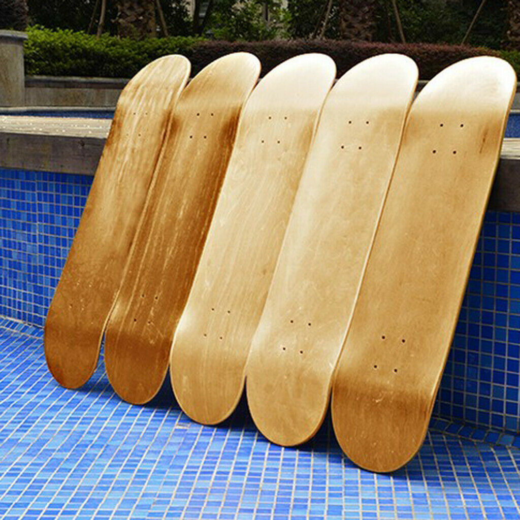 7Ply   Blank   Maple   8 . 0 "  Skateboard   Deck   Double   Concave   Longboard