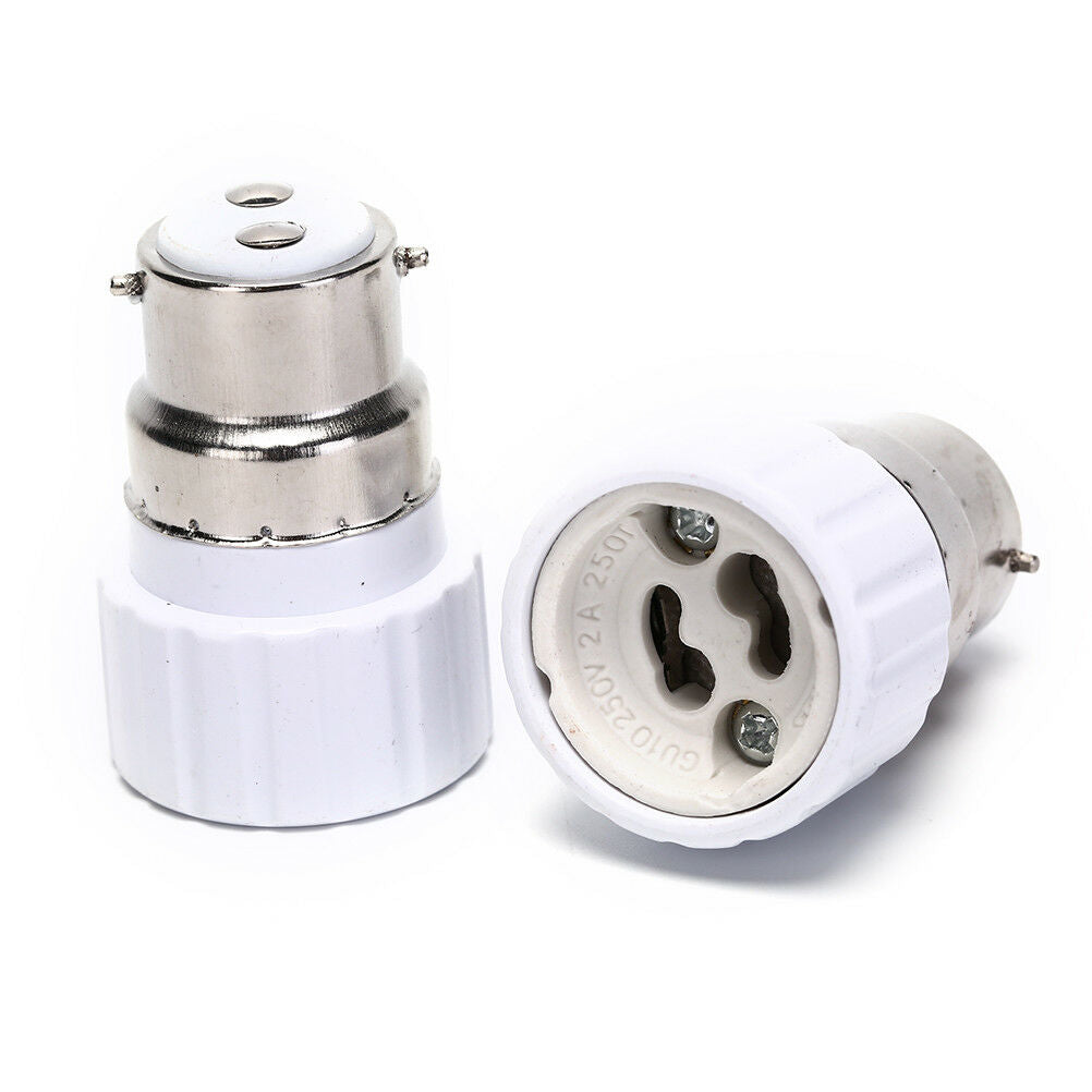 1pc B22toGU10 Socket Base Halogen CFL Light Bulb Lamp Adapter Converter Holde Kt